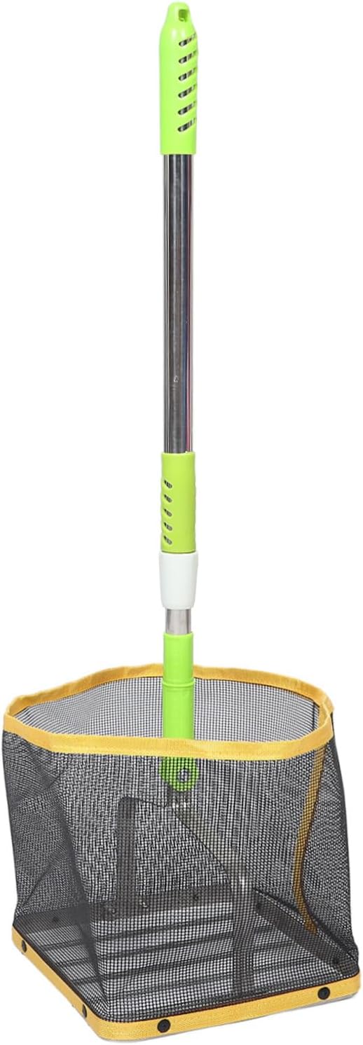 BESPORTBLE Portable Table Tennis Ball Picker Extendable Handle Large Capacity Ball Collector for Outdoor Play
