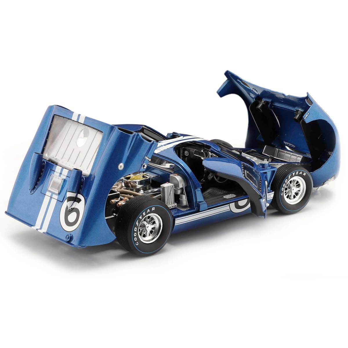 Miniatura 1966 Ford GT-40 MK II #06 AzulEscala 1:18 Shelby