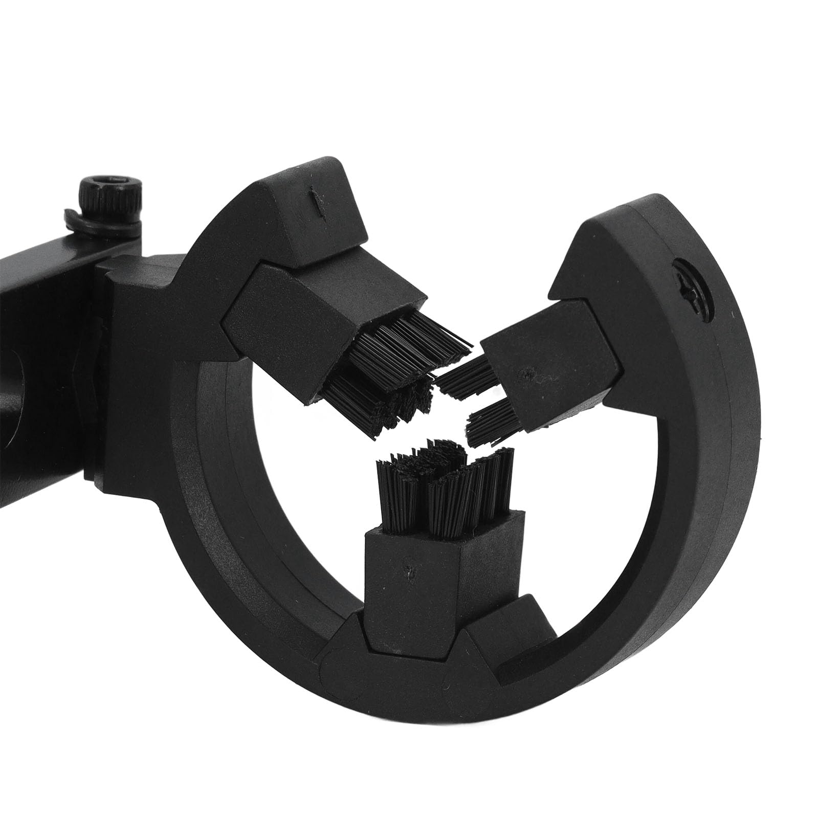Soporte para Flechas de Tiro con Arco con Compuesto de Cepillo y Cepillo para Arco Recurvo Soporte para Flechas Adecuado para Usuarios Zurdos y Diestros Accesorio Robusto para