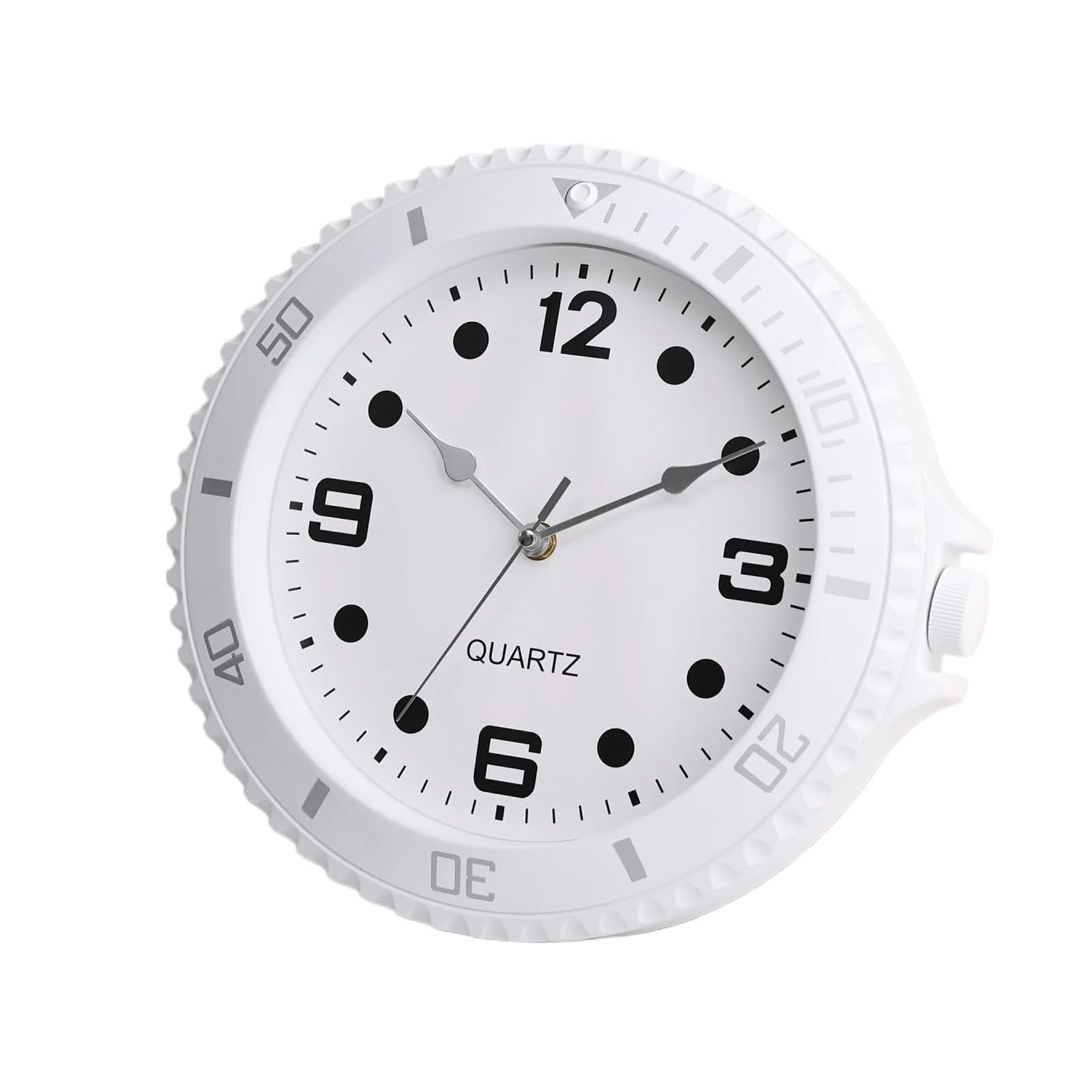 HVSYVVSRL Role Wall Clock Modern Design Silent Quartz Needle Luxury Clocks Sweep Second Home Creative Water Ghost Quiet Operation(E)