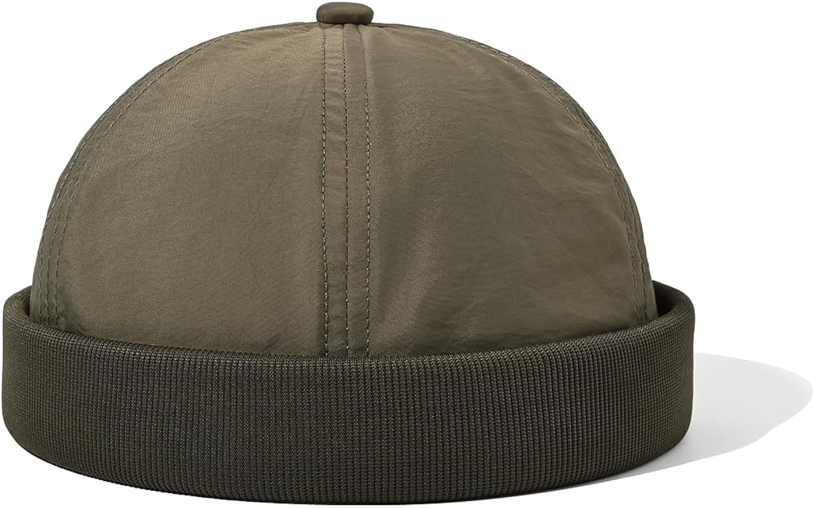 Clakllie Mens Brimless Docker Hat Lovers Sailor Landlord Hats Hip