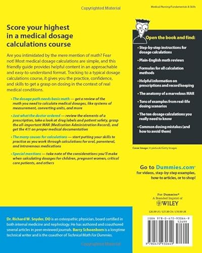Medical Dosage Calculations For Dummies #TOP1