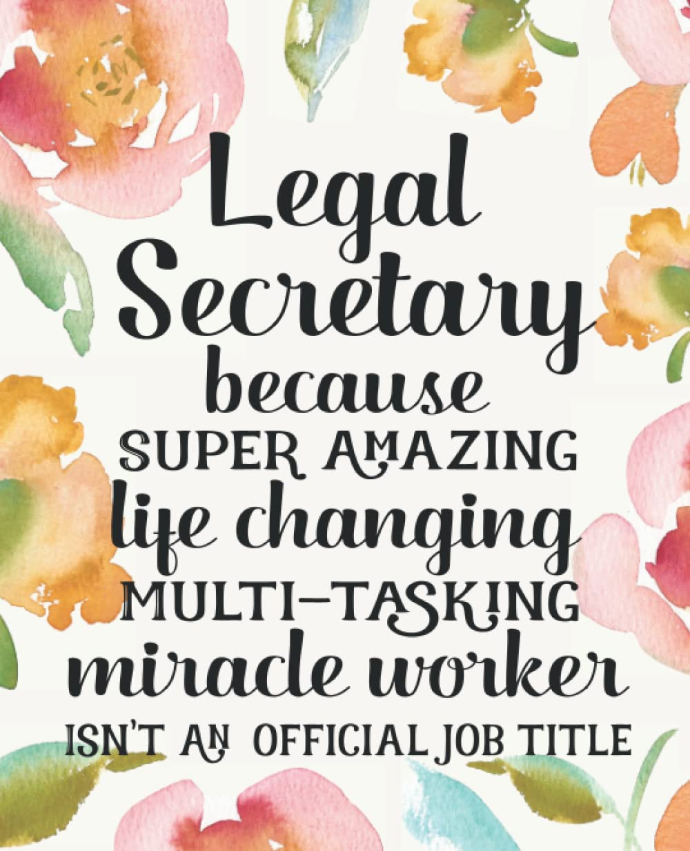Legal Secretary Gifts: Funny Thank You Appreciation Present for Women