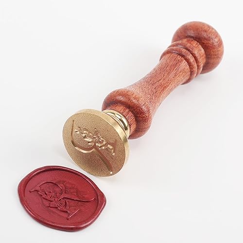 Miniatura 7 de ONWINPOR - Sello de cera del alfabeto R, juego de sellos de cera de hojas de eucalipto con letra R para invitación de boda, sobre y tarjeta de