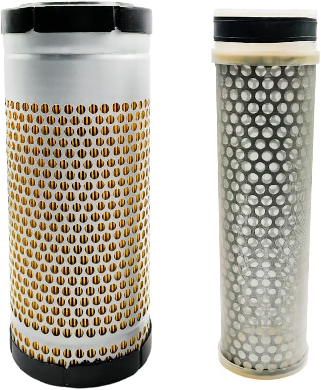 7067436M1 Air Filter Kit Fit for Massey Ferguson 1735M 1736 1742 1754 1758 1759 1740M 1835M 1840M, Replaces 7067437M1