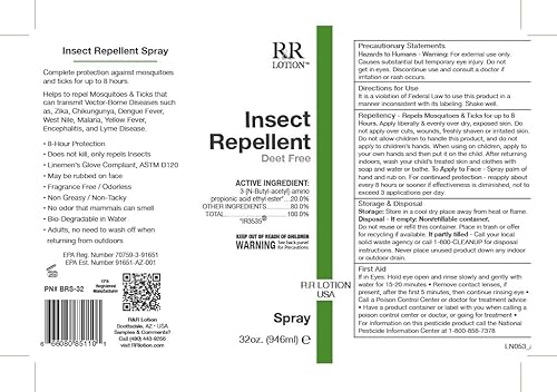 Miniatura 7 de I.C. Spray repelente de insectos y insectos sin DEET y permetrina, protección de 8 horas, 2 onzas