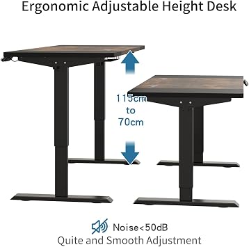 63''x30'' Electric Standing Desk Adjustable Height