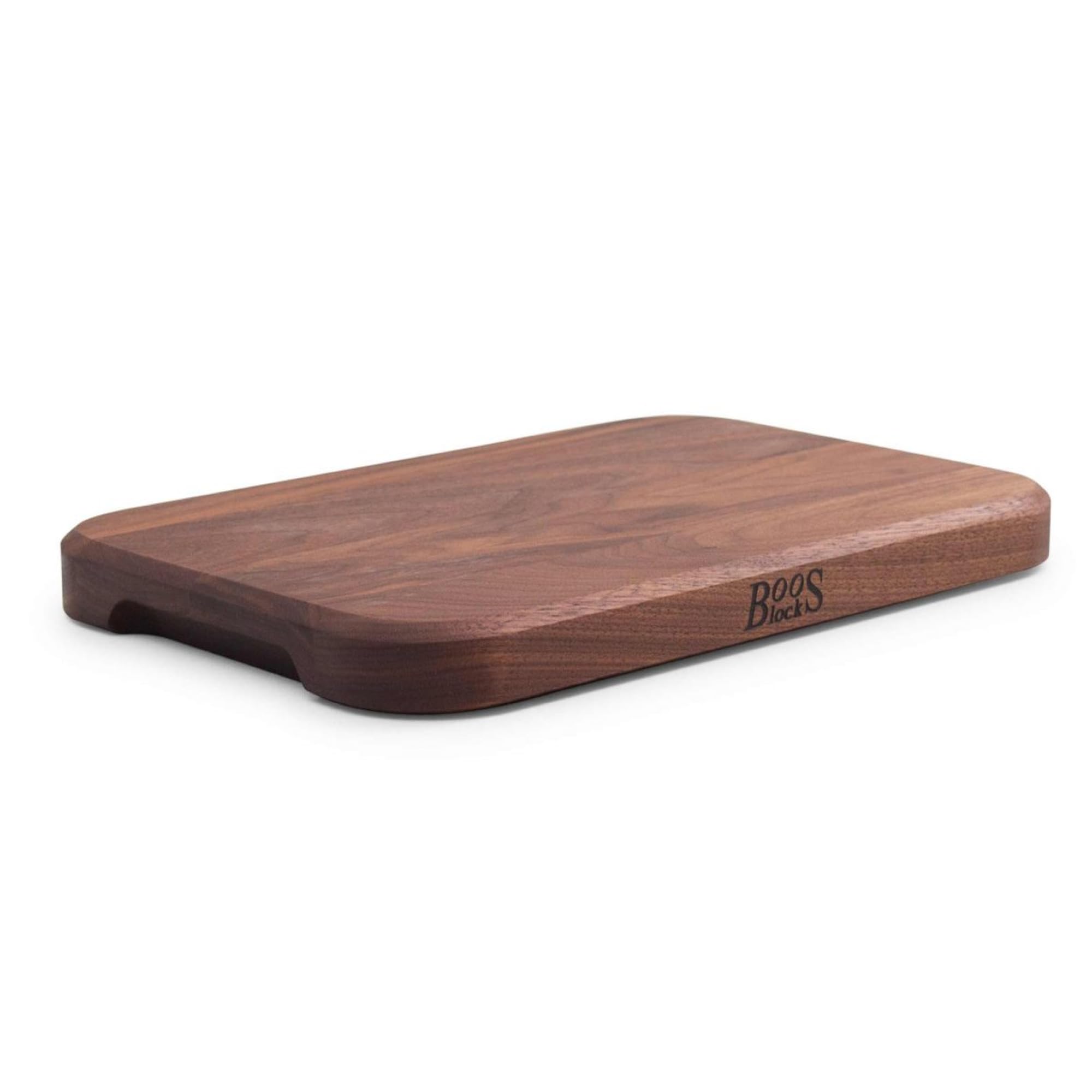 Boos Chop-N-Serve - 30.5 x 20 x 2.5 cm - All-Purpose Walnut Chopping Board - Breakfast Board