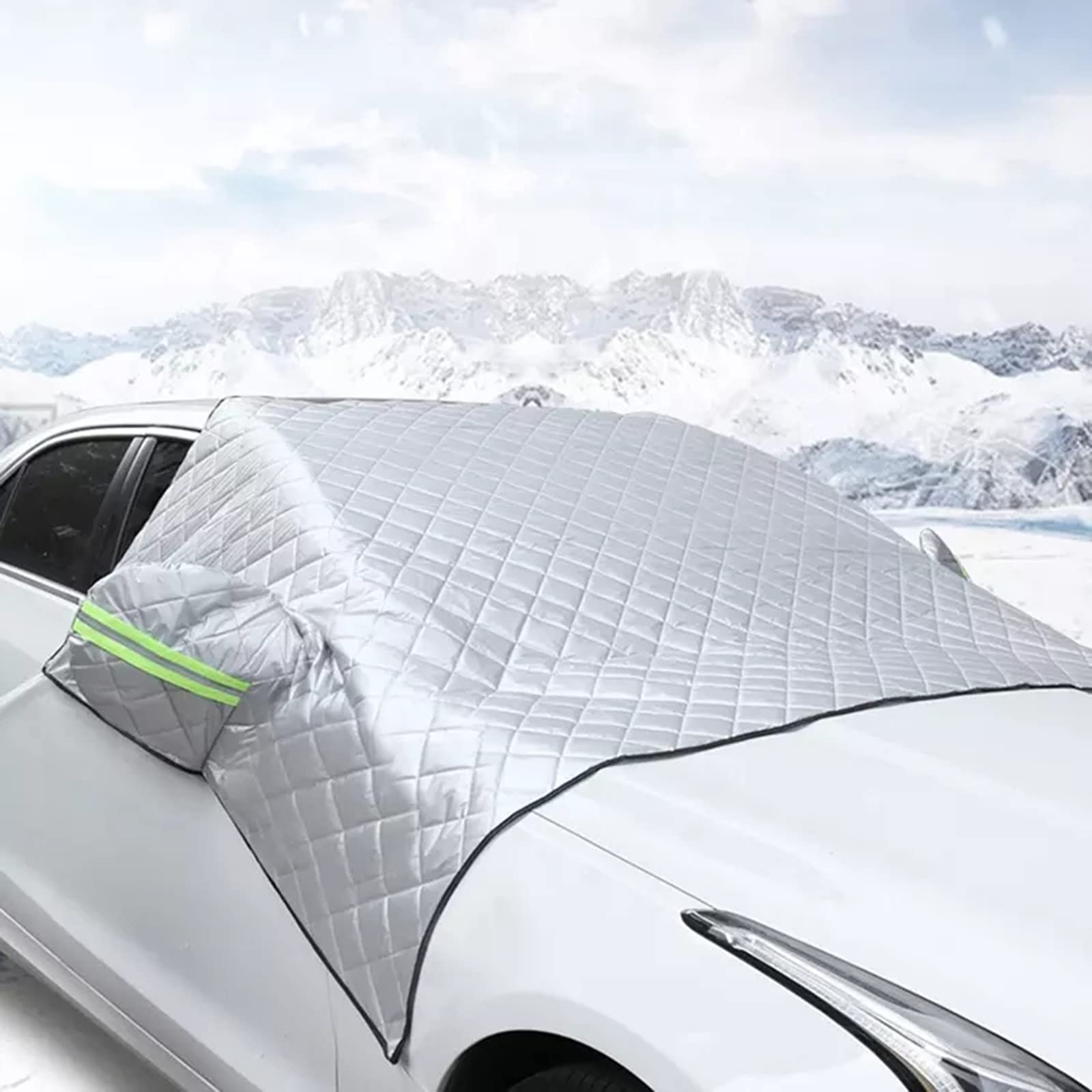 ORGNXCoverage Car Windshield Cover for Ice And Snow, Windshield Snow Cover for Most Cars And SUV,SUV