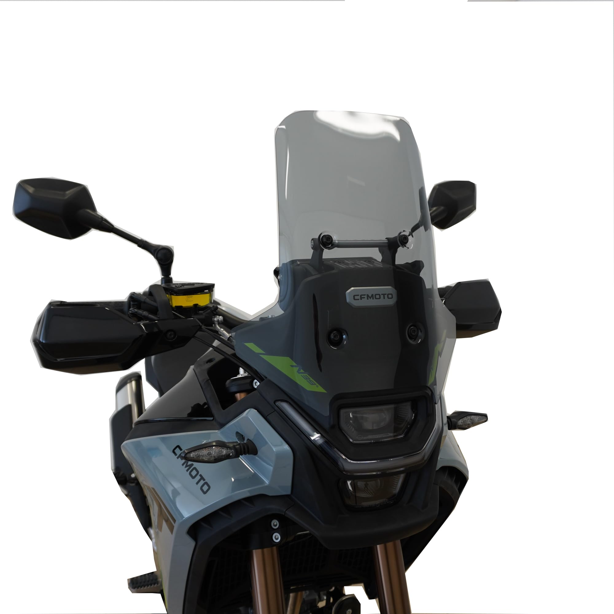 Cupolino Parabrezza Touring Plexiglass JD9 Fumè Chiaro Compatibile con CF Moto 450 MT 2023-2026