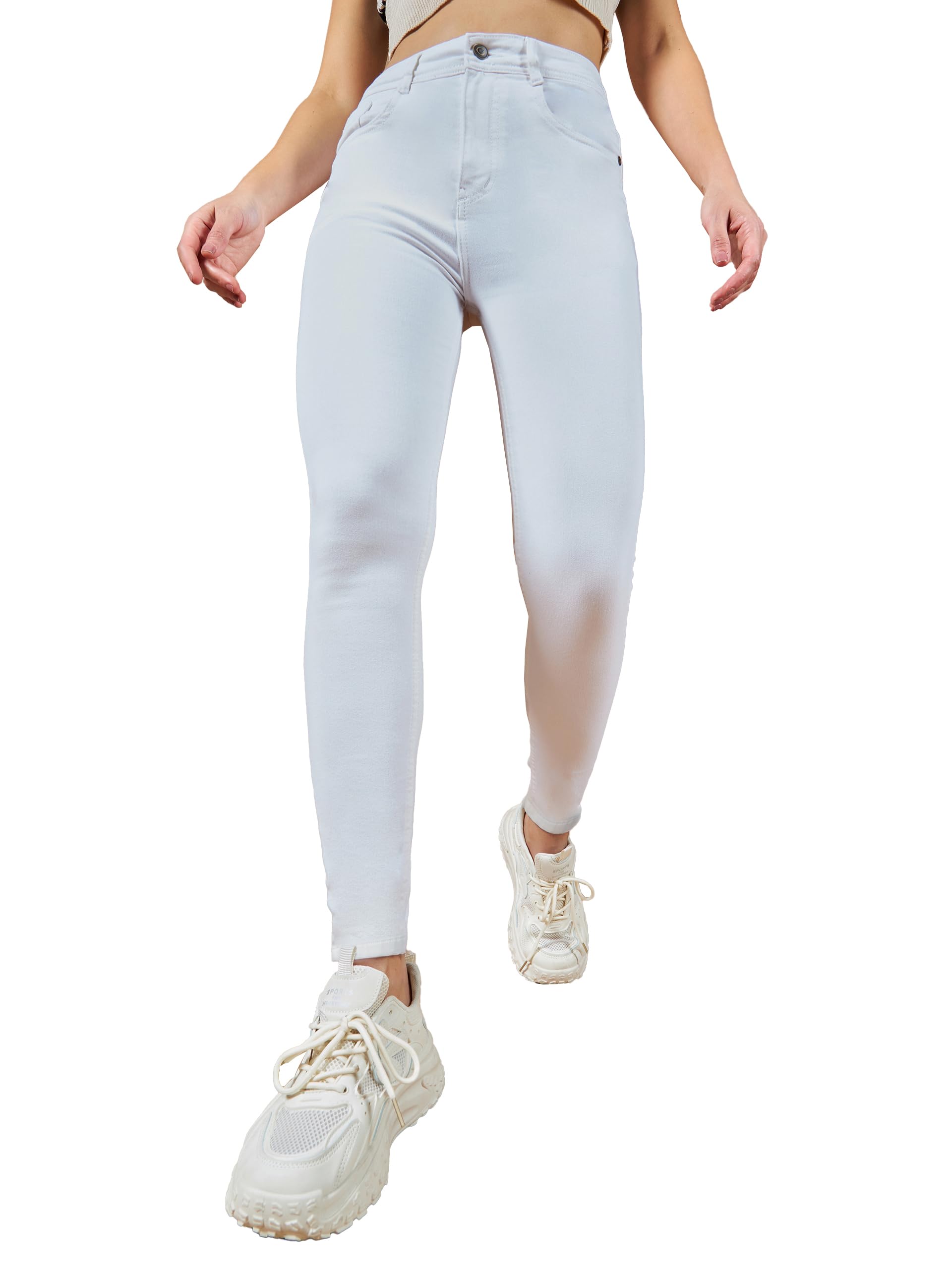 miss chase Women's Skinny Fit High Rise Regular Length Stretchable Denim Jeans (MCAW24DEN79-33-322-34, Powder White, 34)-picture-22