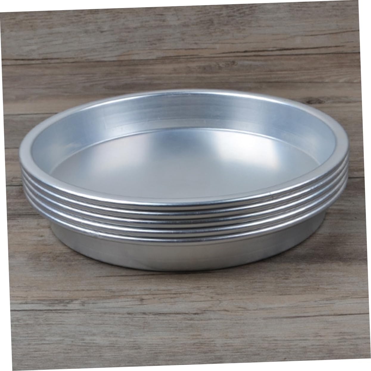 Alloy Dinner Plate Set 5 Pcs Snack Dish for Bbq Outdoor Camping Banquet Family Gatherings