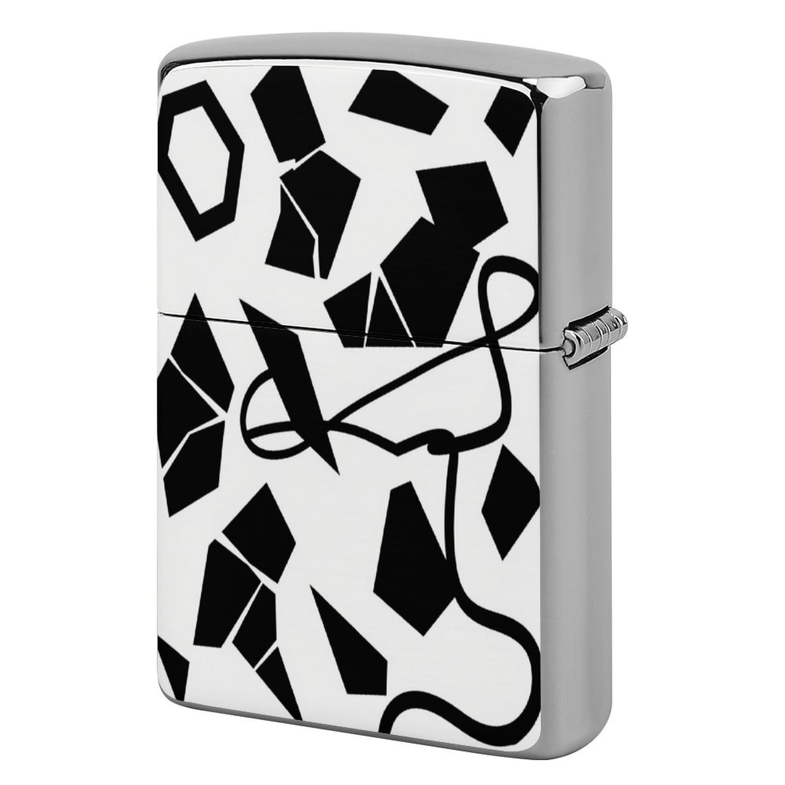 Fekiloot Style Geometry Lighter Case Cover Metal Lighter Case