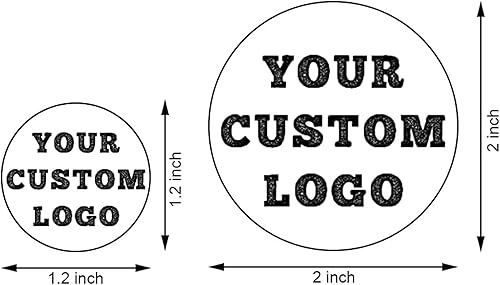 Miniatura 3 de Sello personalizado de goma de madera, logotipo personalizado para diseño de texto, nombre, dirección (acrílico, 1.2 pulgadas)