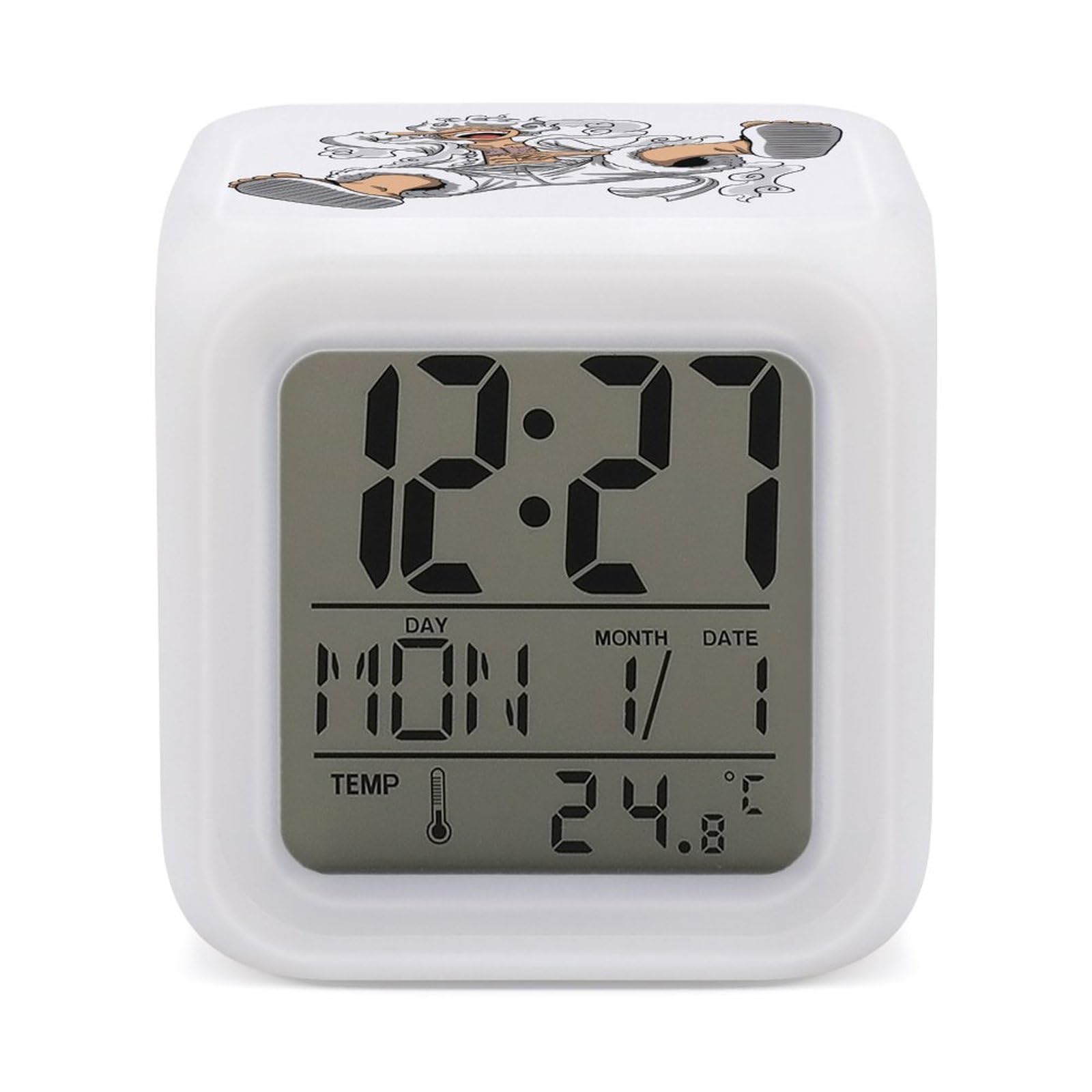 Amazon.co.jp: 目覚まし時計 ワンピース ONE PIECE ルフィ めざまし