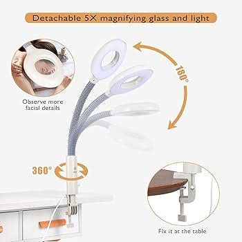 Amazon.com: Fitnessclub 2 in1 Facial Steamer 5x LED