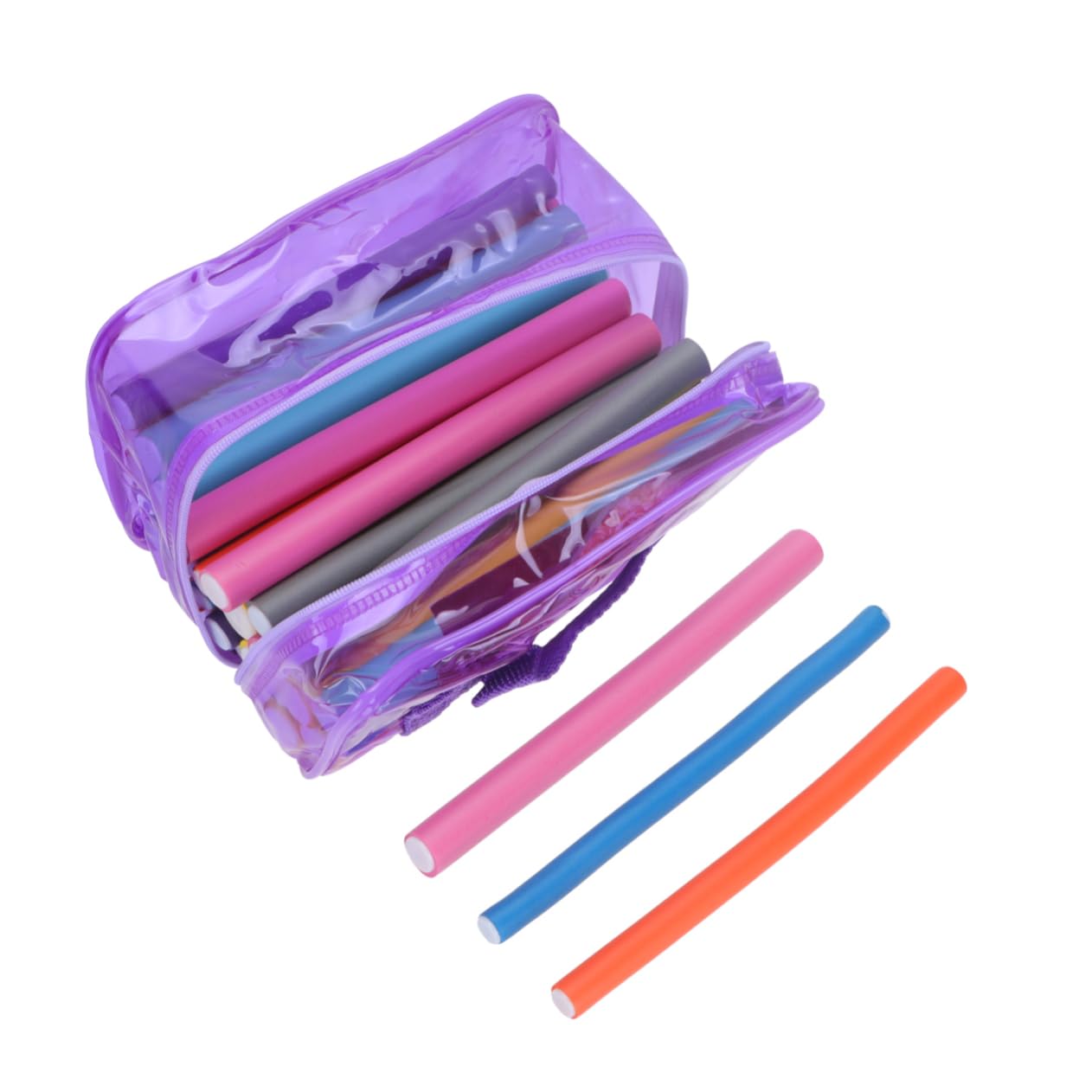 VICASKY 1 Pack Flexible Hair Curlers Hair Curling Sticks for Women Bag Create Beautiful Curls and Waves