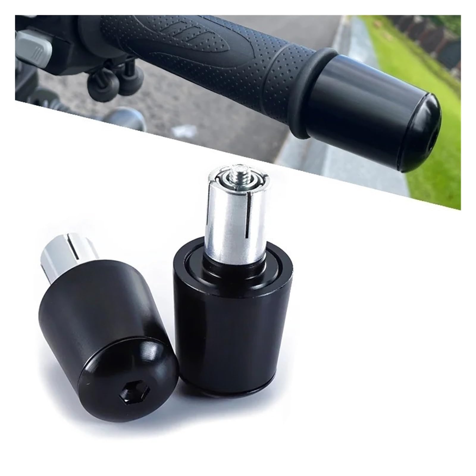 Moto Manubrio Estremità Spina Per Keeway Hurricane 50 Vieste 300 Accessori Per Moto CNC Manubrio Manopole Manubrio Tappo Terminale Manubrio Tappi Tappo