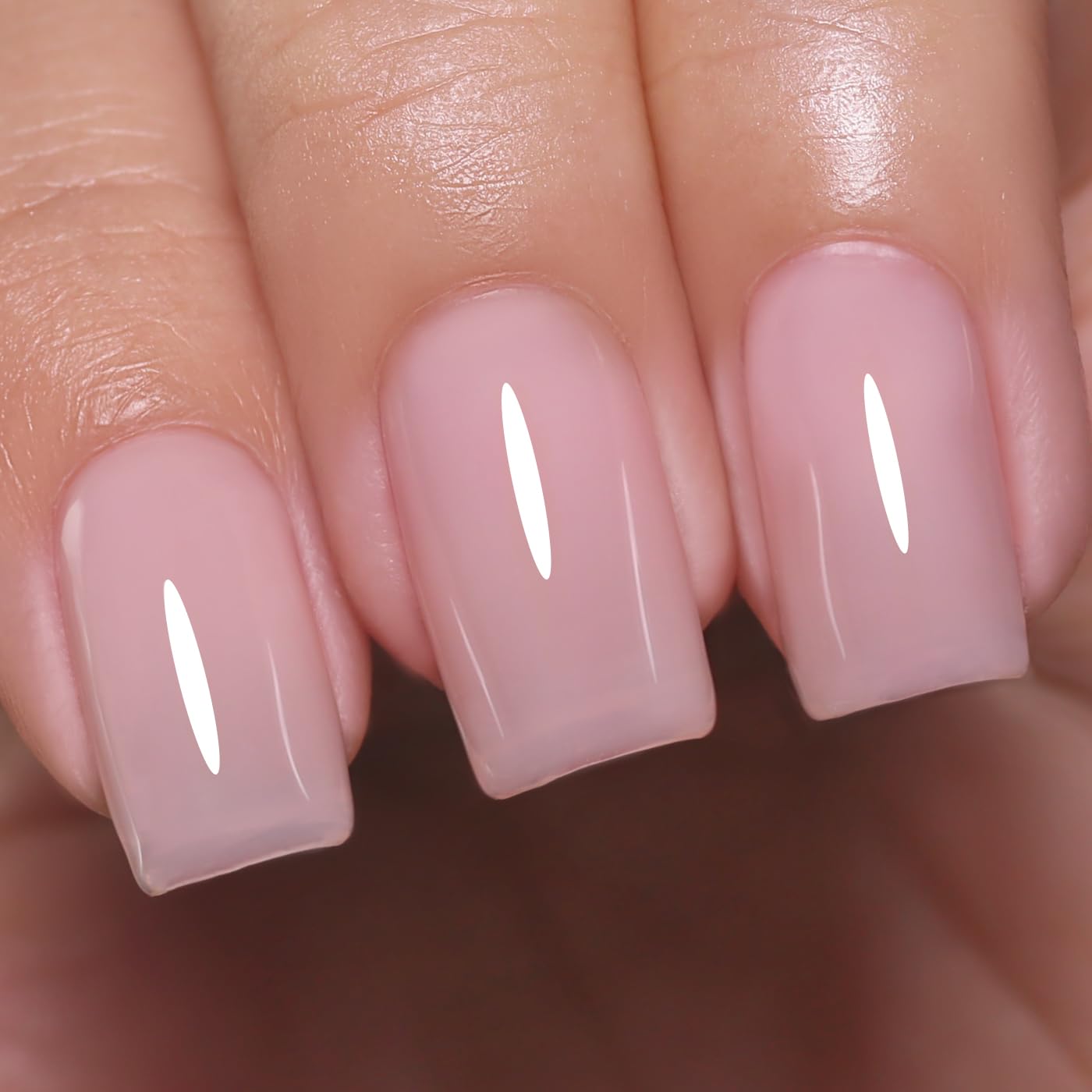 Imtiti Jelly UV Nagellack, Nackt Neutral Transparent UV Gel Nagellack Frühling Sommer Gelee Gel Nail Polish Soak Off Led DIY Nagel Kunst Starter Maniküre Salon 10ML