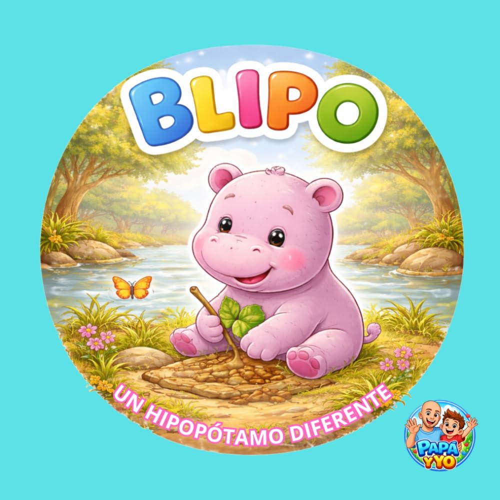 Blipo, un hipopótamo diferente.: Un cuento infantil sobre la amistad, la valentía y ser diferente.