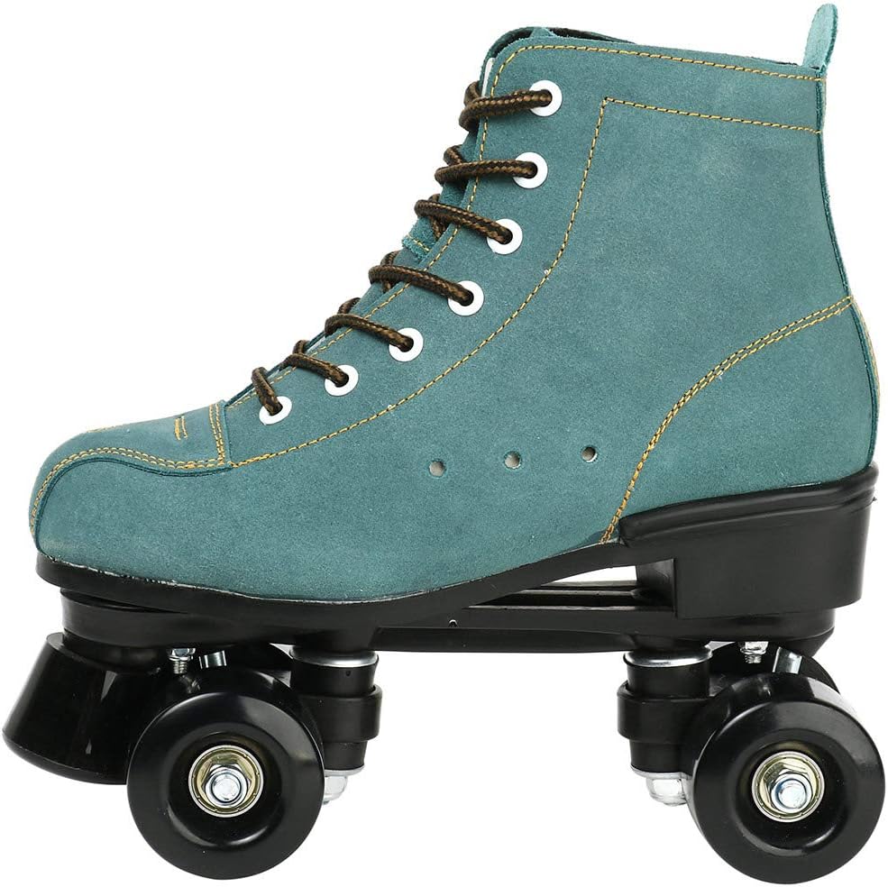 Unisex Roller Skates Classic High-top 4 Wheel Roller Skates Double Row Roller Sskates for Boys and Girls