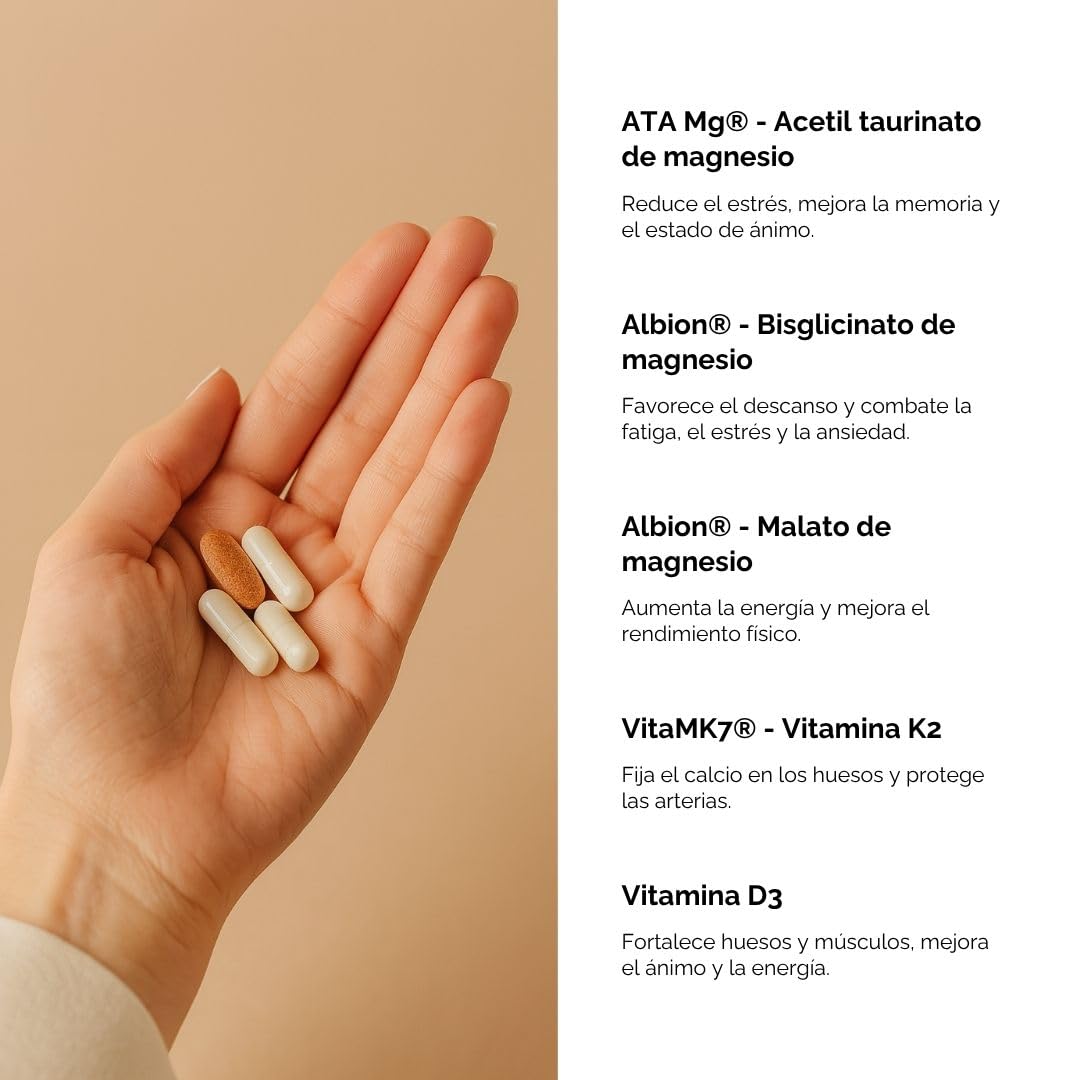 Zeruiah - Pack Complementos Alimenticios de Triple Magnesio y Balance para Menopausia