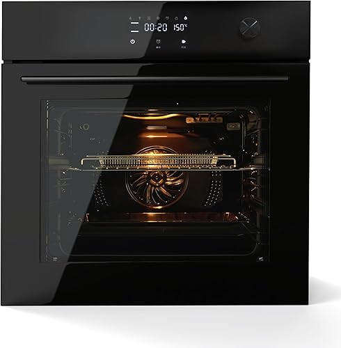 Horno tostador de acero inoxidable, gran capacidad de 70 litros con calefacción 3D, combo de horno freidora de aire para encimera y uso integrado,