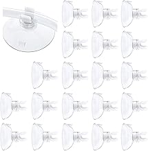 20 Pack Aquarium Suction Cup Clips – Strong Suction Holders for 3/16" Airline Tubing | Durable Fish Tank Accessories for Freshwater & Saltwater Aquariums