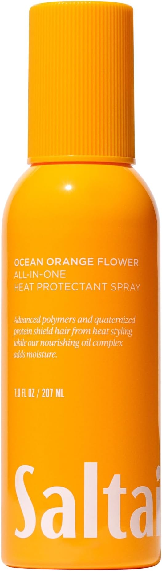 Saltair - Heat Protectant Spray - Ocean Orange Flower Fragrance - All-in-One Hair Spray - 7 Fl Oz