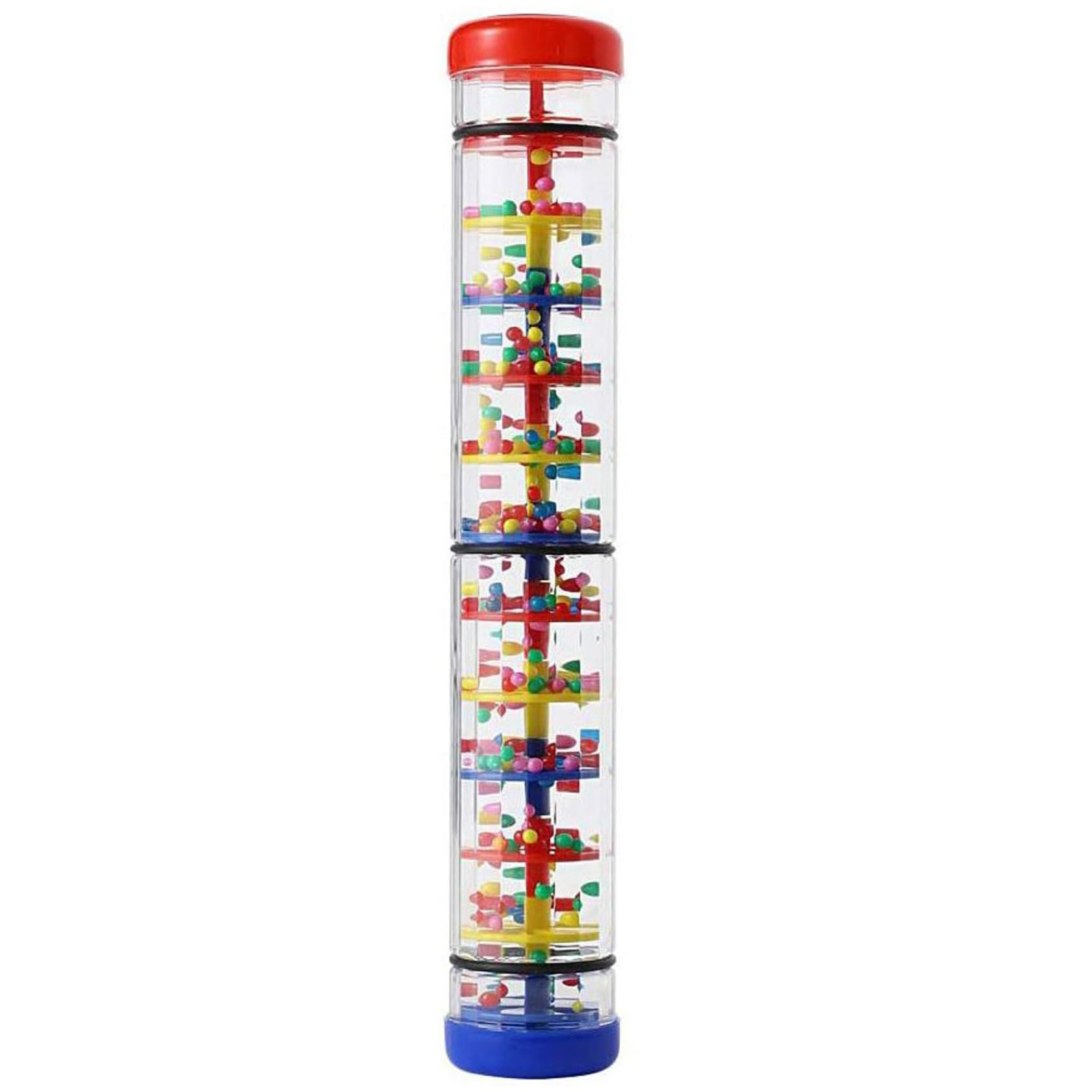 Rainmaker Baby Toy, 12 Inch Plastic Rain Stick Rattle Sensory Auditory Instrument for Infant Play