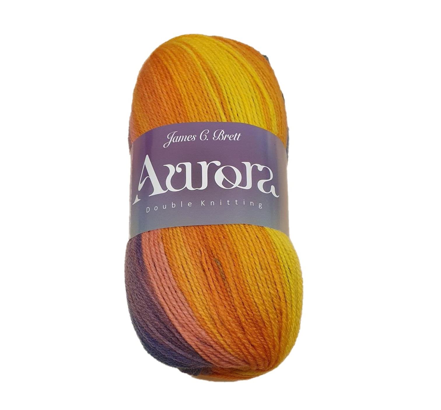 James C Brett Aurora DK 100g Knitting Yarn Wool - AU01