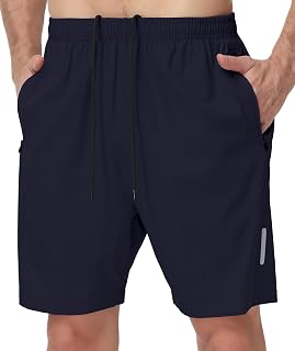 UUMIAER Mens Athletic Gym Shorts 7" Ultra-light Quick Dry Workout Running