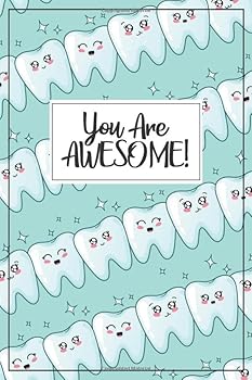 Dental Gift - Tooth Journal: dentist gift, dental hygenist gift, dental assistant gift, dental hygienist gift, dental hygiene gift, dental technician gift funny dental gifts bulk tooth shaped dental s