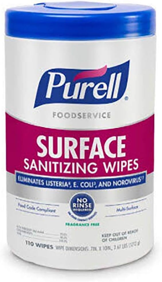 Foodservice Surface Sanitizing Wipes