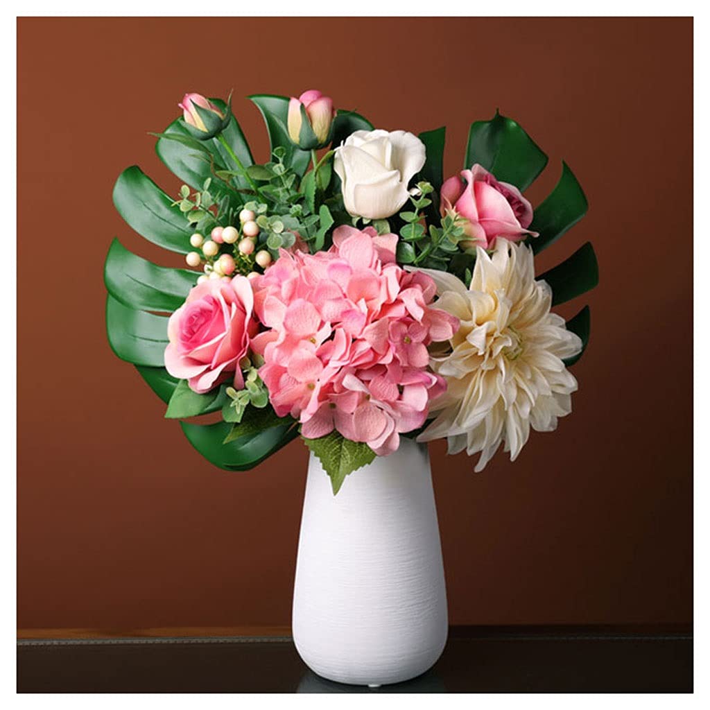 Bouquet de fleurs artificielles en soie romantique pour mariage et composition de table