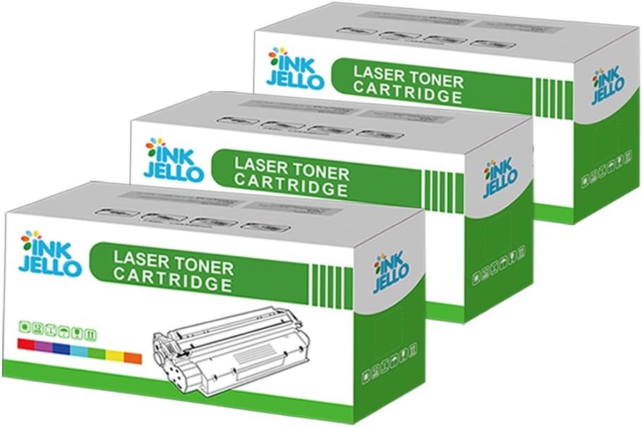 InkJello Compatible Toner Cartridge Replacement for OKI Okidata C110 C110n C130 C130N MC160N MC160 44250723/2/1 (Cyan/Magenta/Yellow, 3-Pack)
