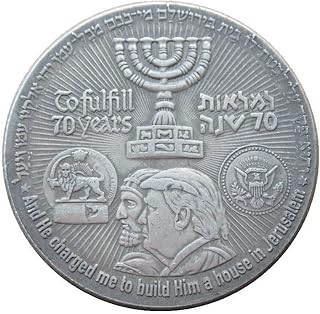 Silver Dollar US Coin Trump Silver Plated Replica Coin Foreign Replica Commemorative Coin Large