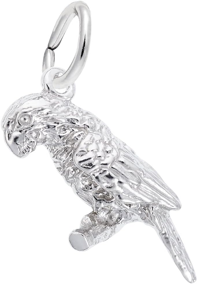 Parrot Charm, Charms for Bracelets and Necklaces