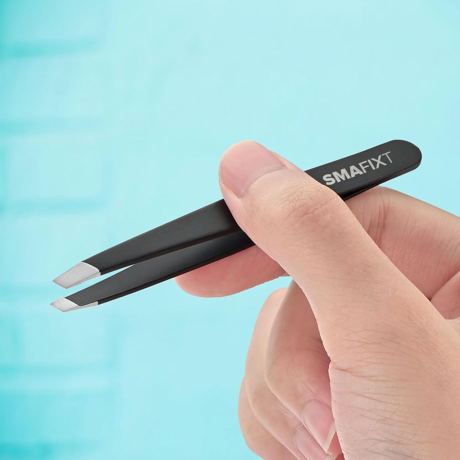 Tweezers Set, Professional Stainless Steel Eyebrow Tweezer 4-Pack | With Travel Case for Facial Hair, Splinters and Ingrown Hair Removal