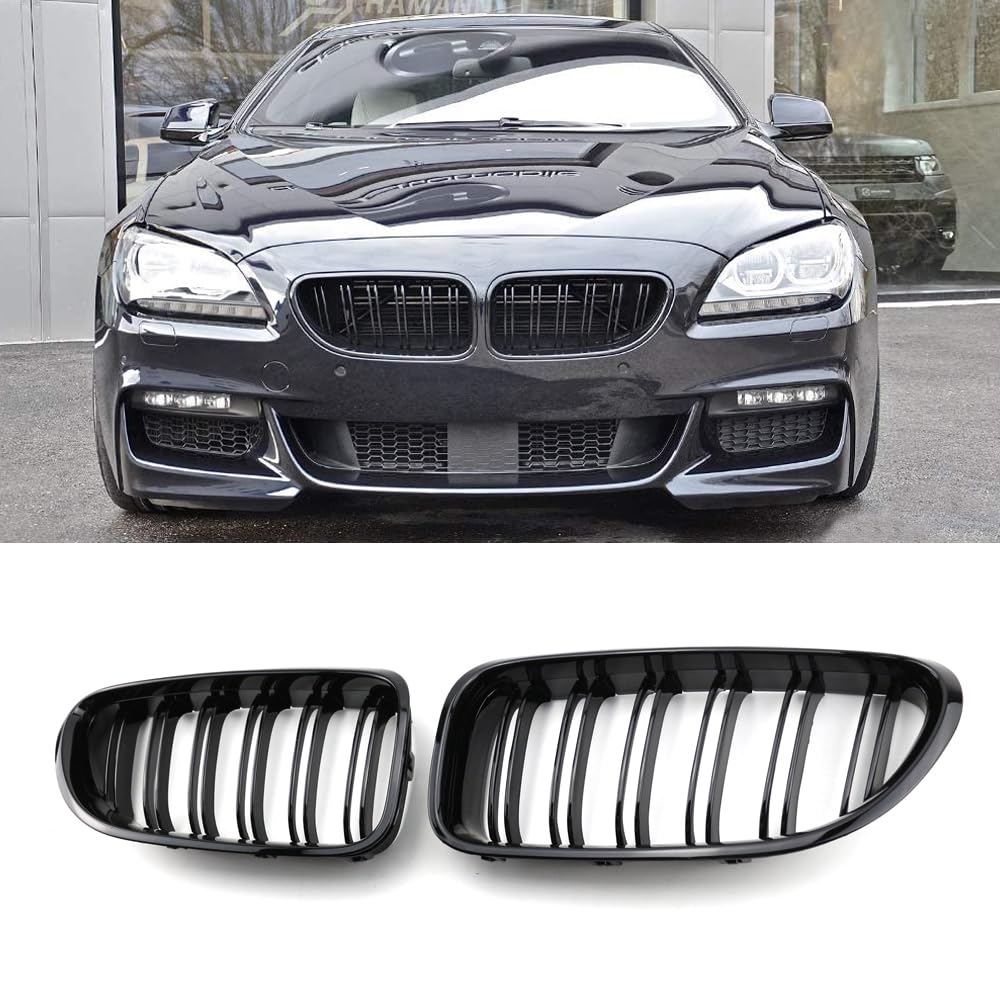 BMW M6 純正ブラックキドニーグリル　F12 F13 F06 左右セット BMW M6 純正ブラックキドニーグリル F12 F13 F06 左右セット BMW M6