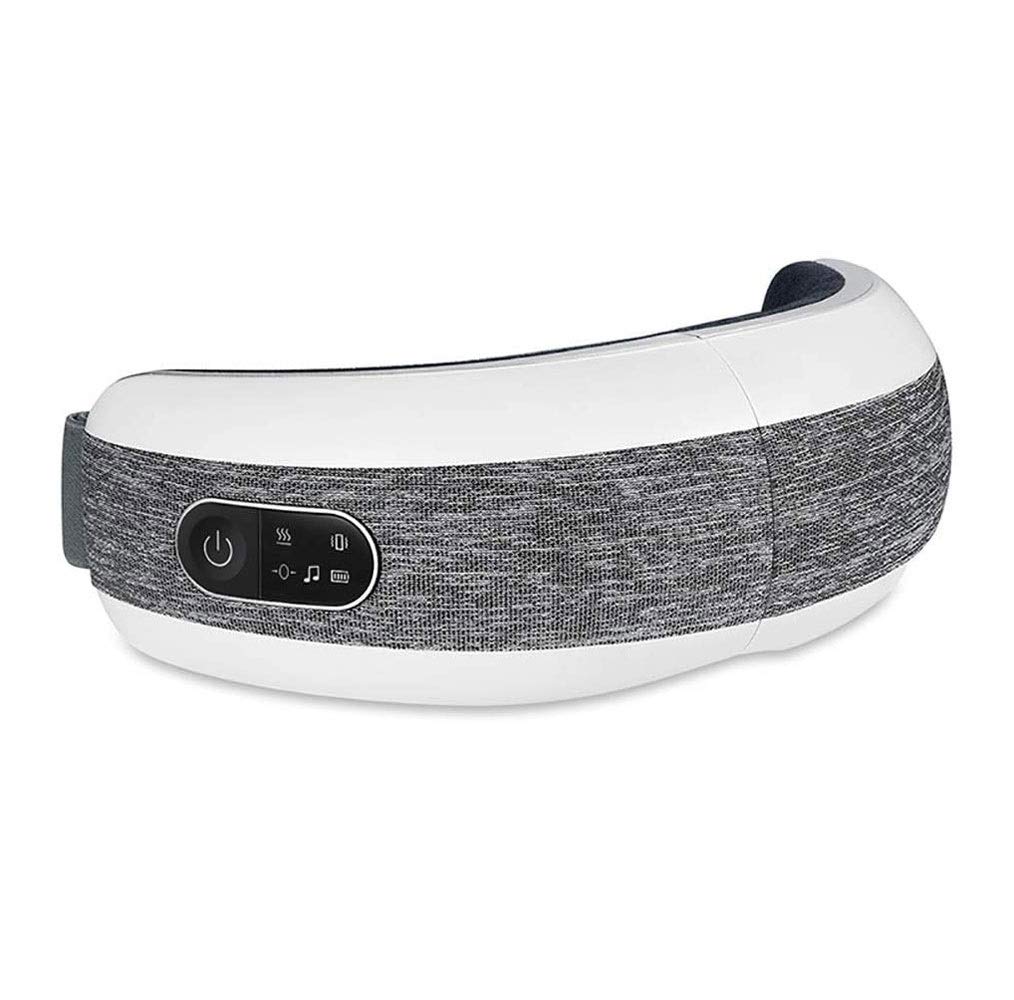 Massager de ojos Placa plegable recargable, compresión, música inalámbrica recargable Masajeador de terapia de ojos para aliviar cepa de ojos Círculos oscuros Bolsos de ojo Ojo seco Mejorar el s