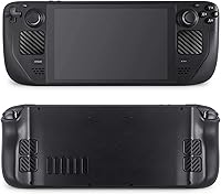 Vista 2 de Protector táctil compatible con Steam Deck Touch Trackpad (protector de trackpads + protector de 4 teclas, carbón - negro)