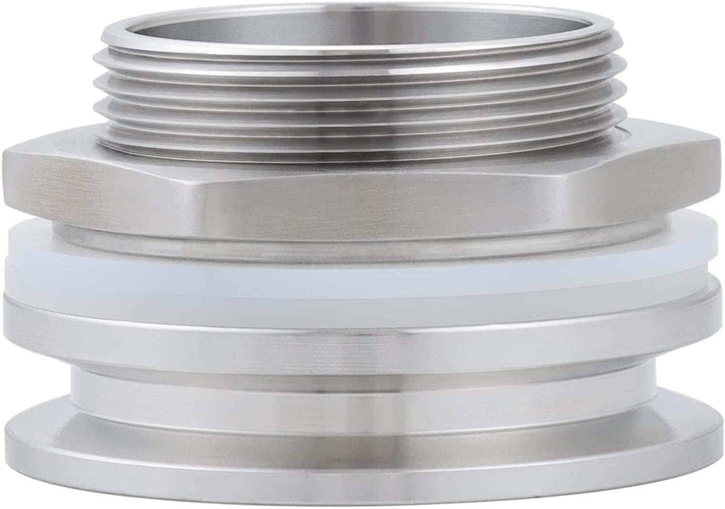 Enoch's Land 2" Tri Clamp Bulkhead Compression Fittings,Stainless Steel 304 Weldless