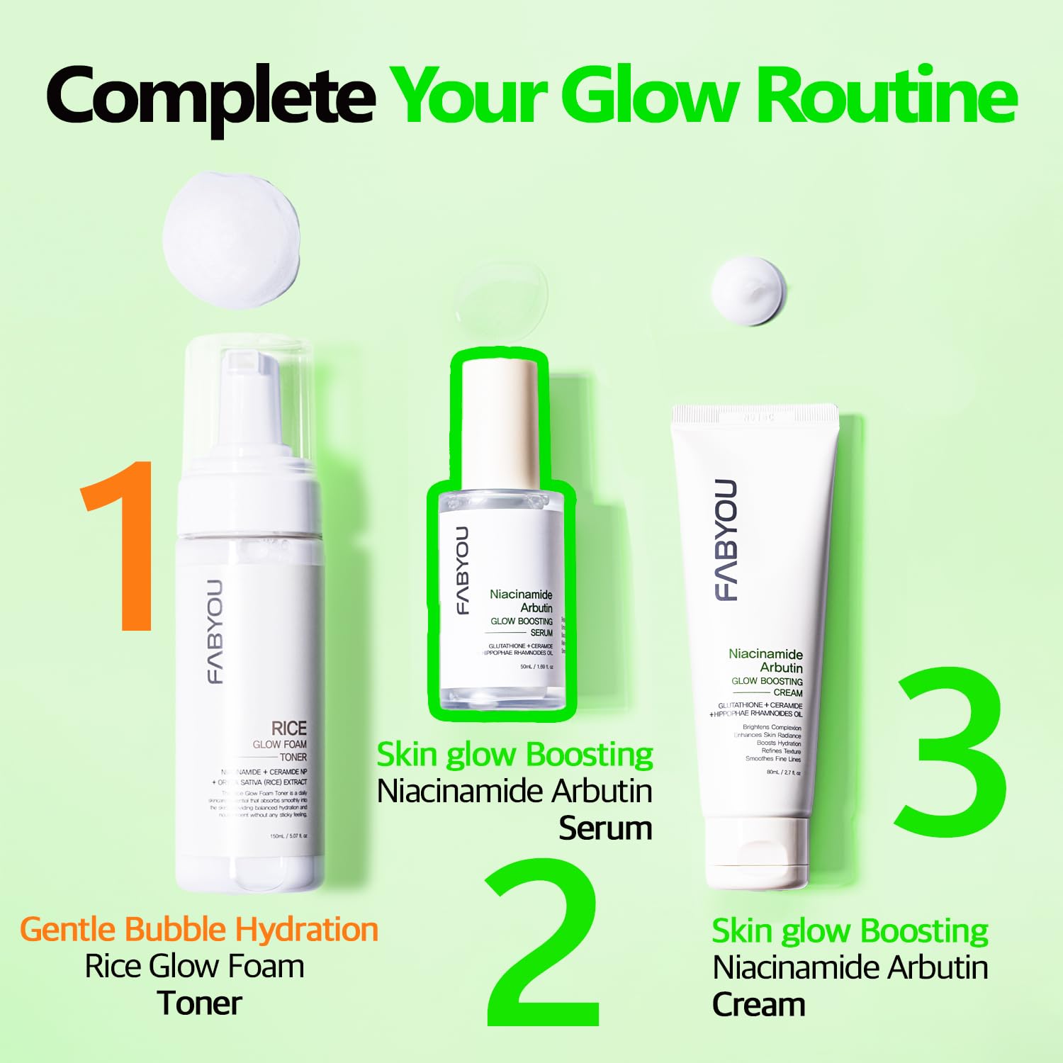 Niacinamide Arbutin Glow Boosting Serum 1.69 fl oz - Korean Skin Care Glass Skin, Deep Hydration & Even Tone with 10% Niacinamide & Arbutin, Lightweight Daily Serum for Face - Image 6