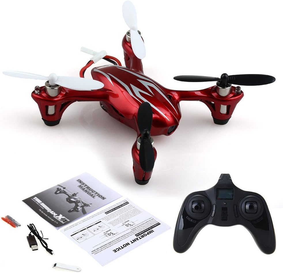 HUBSAN X4 H107C HD 2MP Camera 2.4G 4CH 6 Axis Gyro RC Quadcopter Red/White (PH-H107C)