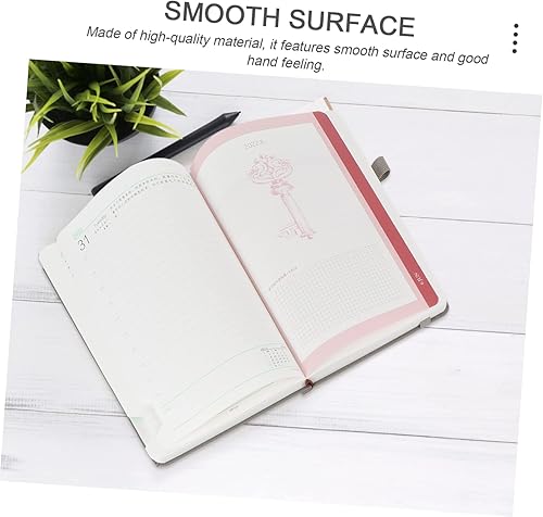 Miniatura 4 de LALAFINA Bloc de notas de libro de agenda con correa para estudiantes 2022 Bloc de notas práctico 2022 Planificador diario 2022 Bloc de notas de