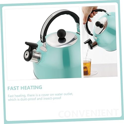 Miniatura 3 de Chirping Hervidor de agua Estufa pequeña Hervidor de agua Estufa Silbante Tetera eléctrica Tetera de hojas sueltas Hervidor de té Hervidor de gas