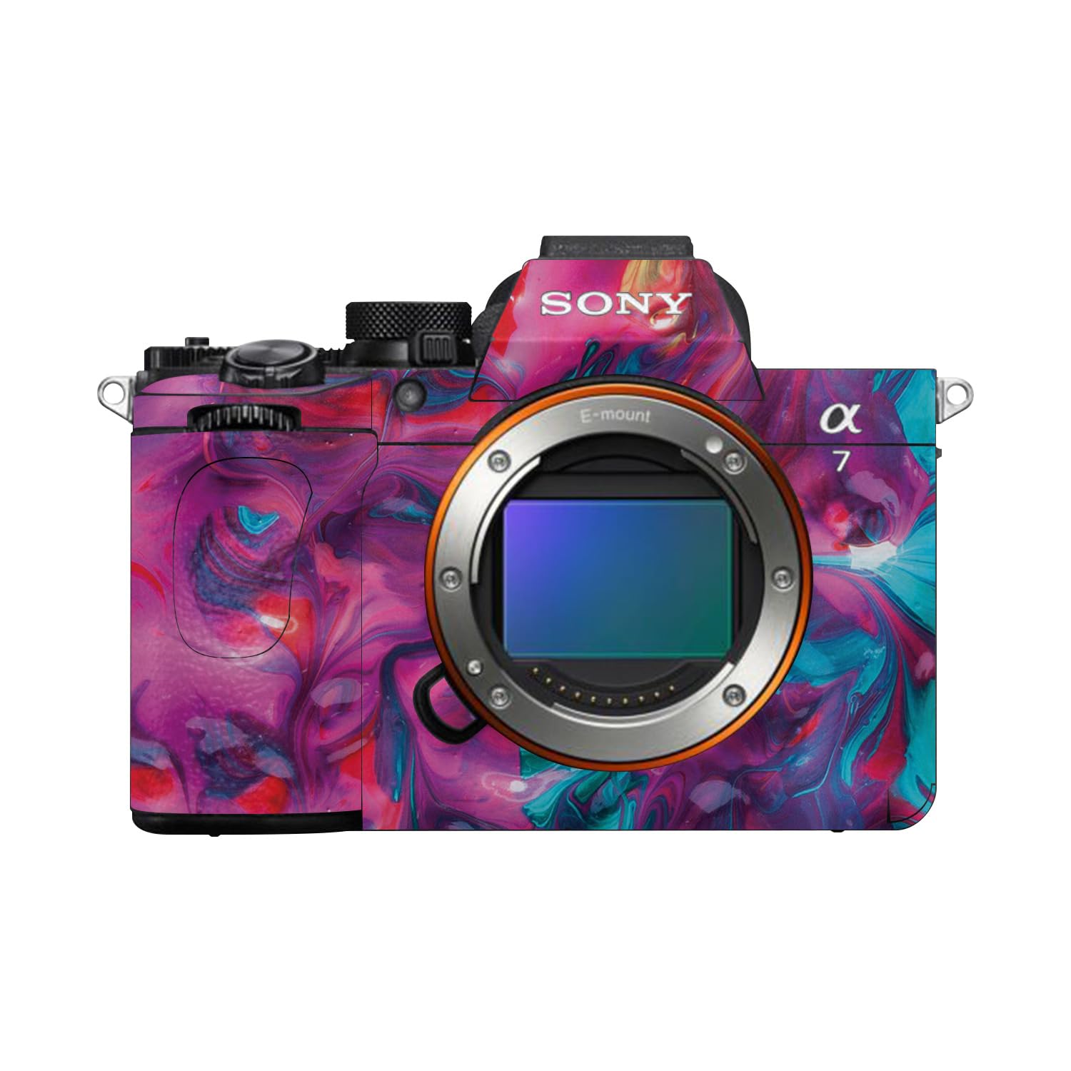 Camera Skin Compatible with Sony Alpha A7 Mark V (2025) - Paint Party - Premium 3M Vinyl Protective Wrap Decal Cover - Easy to Apply | Crafted in the USA by MightySkins