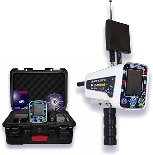 GR2000 Professional Waterproof Gold Metal Detector High Sensitivity Silver Copper Gems and Jade Hunter Diamond Ore Detector for Adults Advanced Gold Finder Tool for Treasure Explorers