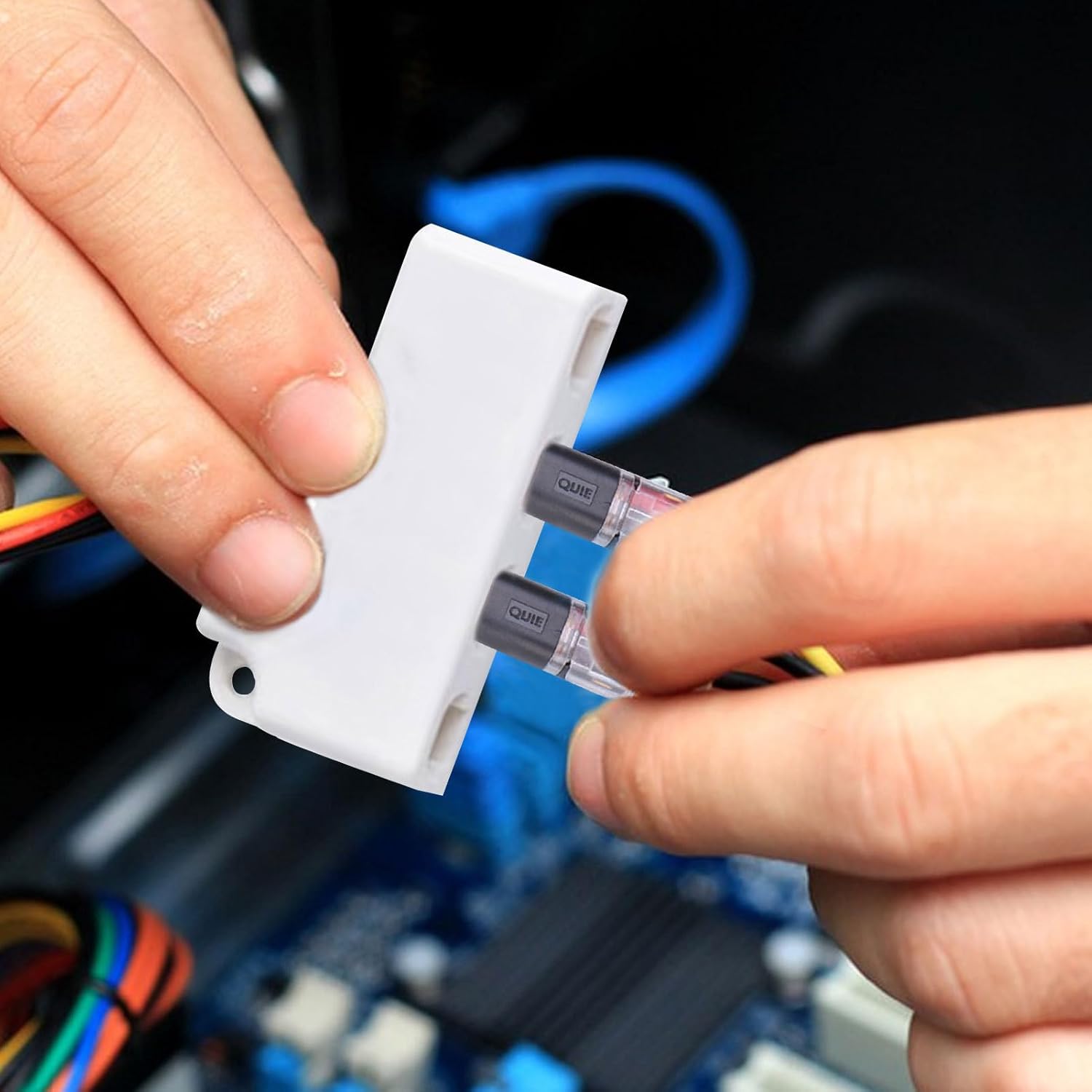 Wire Connectors Push-in - Lever Y-Shaped Wire Connectors,4 Port Connector Assortment Pack Compact Splicing Connector Kit for Electrical Wires Solid Stranded Flexible Wires